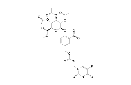 5-FLUORO-N-[4-O-[METHYL-(2,3,4-TRI-O-ACETYL-BETA-D-GLUCOPYRANOSYL)-URONATE]-3-NTROBENZYLOXYCARBONYL)-2,4-DIOXO-1,2,3,4-TETRAHYDROPYRIMIDINE-1