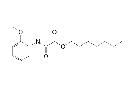 Oxalic acid, monoamide, N-(2-methoxyphenyl)-, heptyl ester