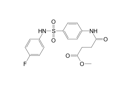 Methyl 4-(4-[(4-fluoroanilino)sulfonyl]anilino)-4-oxobutanoate