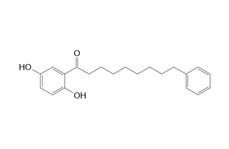 1-(2,5-Dihydroxyphenyl)-9-phenylnonan-1-one