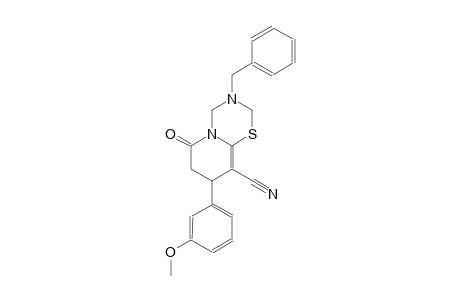 2H,6H-pyrido[2,1-b][1,3,5]thiadiazine-9-carbonitrile, 3,4,7,8-tetrahydro-8-(3-methoxyphenyl)-6-oxo-3-(phenylmethyl)-