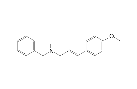 (E)-N-Benzyl-3-(4-methoxyphenyl)-2-propen-1-amine