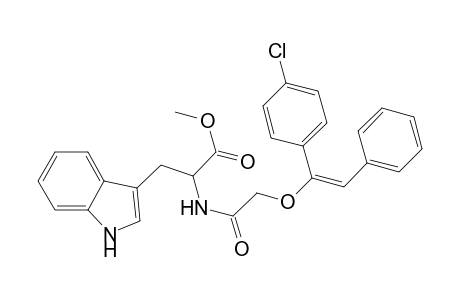 N-4'-chloro-(E)-stilbenyloxymethylcarbonyltryptophan methyl ester