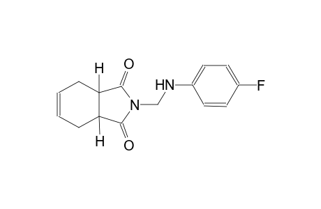 1H-isoindole-1,3(2H)-dione, 2-[[(4-fluorophenyl)amino]methyl]-3a,4,7,7a-tetrahydro-, (3aR,7aS)-
