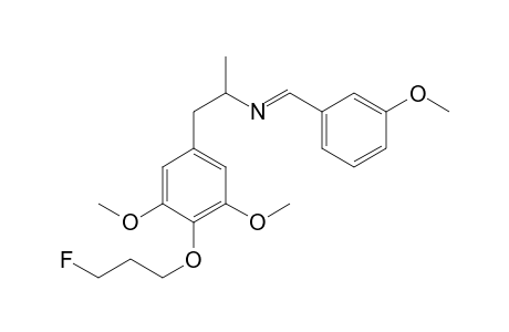 N-(1-(4-(3-Fluoropropoxy)-3,5-dimethoxyphenyl)propan-2-yl)-1-(3-methoxyphenyl)methanimine