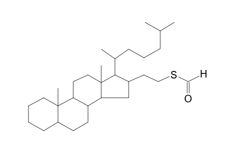 21-Methyl-17-isocholestane 16-[2-[formylthio]ethyl]-