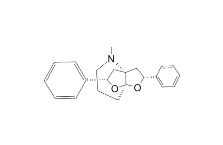 (2.alpha.,3a.alpha.,5.alpha.,6a.alpha.)-2,5-Diphenyl-2,3,3a,4,5,6a-hexahydro-3a,6a-N-methyliminopropanofuro[2,3-b]furan
