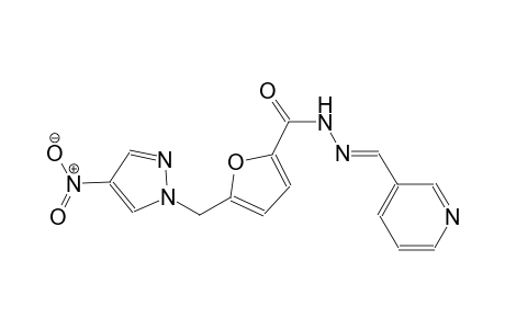 5-[(4-nitro-1H-pyrazol-1-yl)methyl]-N'-[(E)-3-pyridinylmethylidene]-2-furohydrazide