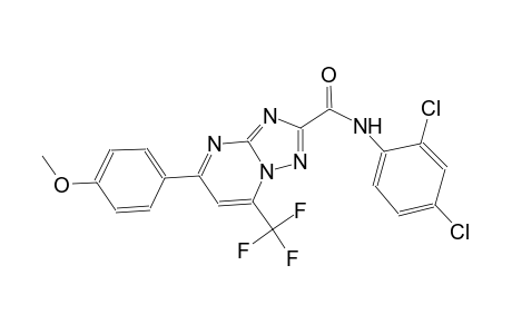 N-(2,4-dichlorophenyl)-5-(4-methoxyphenyl)-7-(trifluoromethyl)[1,2,4]triazolo[1,5-a]pyrimidine-2-carboxamide