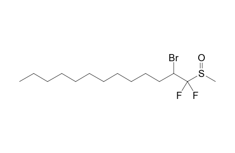 2-Bromo-1,1-difluoro-1-(methylsulfinyl)tridecane