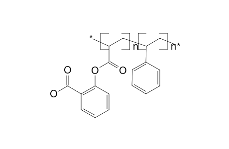 Poly(2-acryloyloxybenzoic acid-co-styrene)