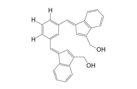((1E,1'E)-(1,3-phenylenebis(methanylylidene))bis(1H-indene-3-yl-1-ylidene))dimethanol