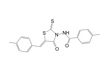 benzamide, 4-methyl-N-[(5Z)-5-[(4-methylphenyl)methylene]-4-oxo-2-thioxothiazolidinyl]-