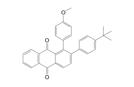 1-(4-Methoxyphenyl)-2-(4-tert-butylphenyl)anthraquinone