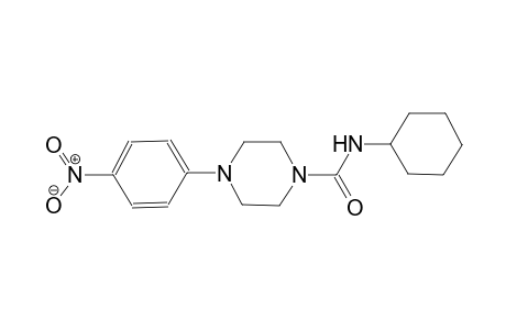 N-cyclohexyl-4-(4-nitrophenyl)-1-piperazinecarboxamide