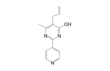 5-Allyl-6-methyl-2-(4-pyridinyl)-4-pyrimidinol
