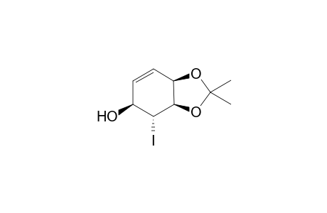 (3a.alpha.,4.beta.,5.alpha.,7a.alpha.)-4-Iodo-2,2-dimethyl-3a,4,5,7a-tetrahydro-1,3-benzodioxol-5-ol