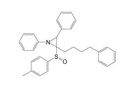(E)-1,3-Diphenyl-2-(4-phenylbutyl)-2-(p-tolylsulfinyl)aziridine