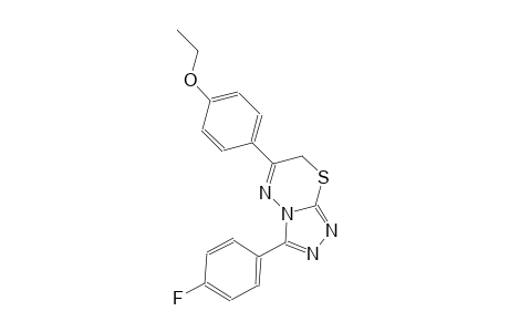 6-(4-ethoxyphenyl)-3-(4-fluorophenyl)-7H-[1,2,4]triazolo[3,4-b][1,3,4]thiadiazine