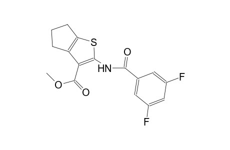 methyl 2-[(3,5-difluorobenzoyl)amino]-5,6-dihydro-4H-cyclopenta[b]thiophene-3-carboxylate
