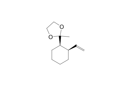 1,3-Dioxolane, 2-(2-ethenylcyclohexyl)-2-methyl-, cis-