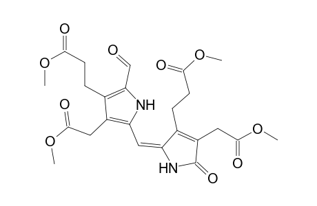 1H-Pyrrole-3-propanoic acid, 2-[[5-formyl-3-(2-methoxy-2-oxoethyl)-4-(3-methoxy-3-oxopropyl)-1H-pyrrol-2-yl]methylene]-2,5-dihydro-4-(2-methoxy-2-oxoethyl)-5-oxo-, methyl ester, (Z)-