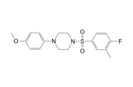 Piperazine, 1-[(4-fluoro-3-methylphenyl)sulfonyl]-4-(4-methoxyphenyl)-