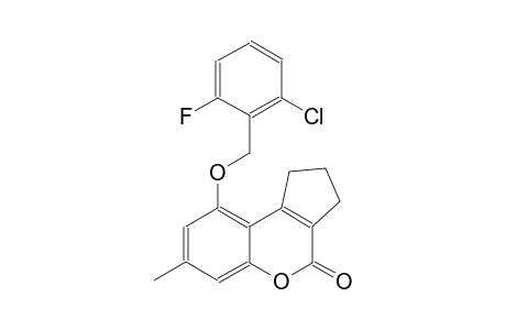 9-[(2-chloro-6-fluorobenzyl)oxy]-7-methyl-2,3-dihydrocyclopenta[c]chromen-4(1H)-one