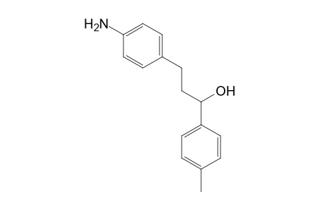 1-Propanol, 3-(4-aminophenyl)-1-(4-methylphenyl)-