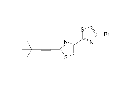 4-Bromo-2'-(3,3-dimethylbut-1-ynyl)-2,4'-bithiazole