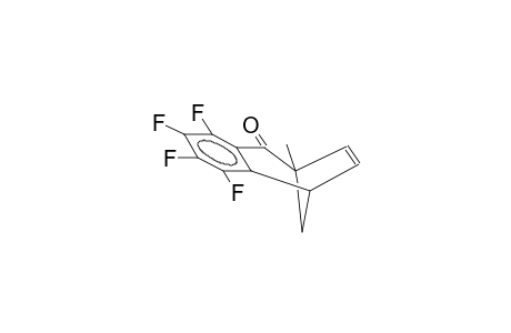 1-METHYL-2-OXO-3,4-TETRAFLUOROBENZOBICYCLO[3.2.1]OCTA-3,6-DIENE