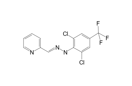 2-[(2-[2,6-Dichloro-4-(trifluoromethyl)phenyl]hydrazin-1-ylidene)methyl]pyridine