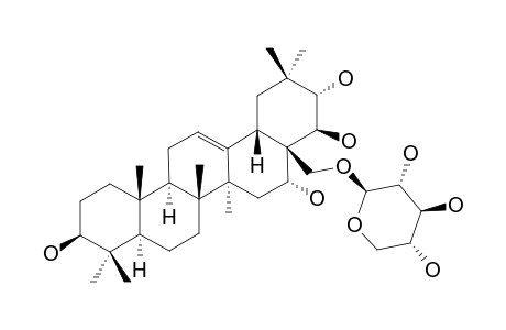 3-BETA,16-ALPHA,21-BETA,22-ALPHA,28-PENTAHYDROXYOLEAN-12-EN-28-O-BETA-D-XYLOPYRANOSIDE