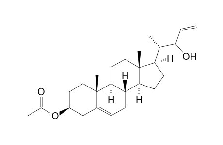 Chola-5,23-diene-3,22-diol, 3-acetate, (3.beta.,22S)-