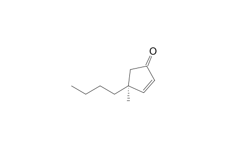 (S)-4-Butyl-4-methyl-2-cyclopentenone