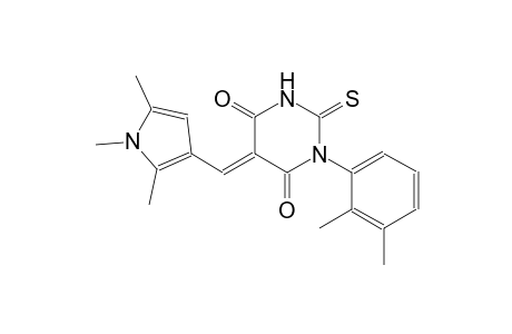 (5E)-1-(2,3-dimethylphenyl)-2-thioxo-5-[(1,2,5-trimethyl-1H-pyrrol-3-yl)methylene]dihydro-4,6(1H,5H)-pyrimidinedione