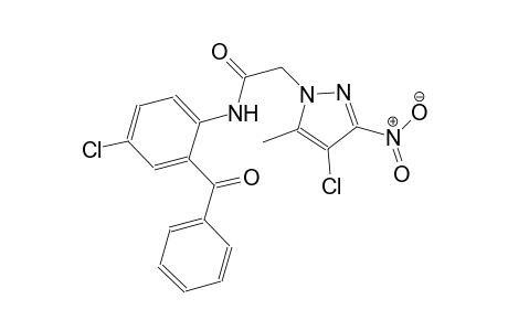 N-(2-benzoyl-4-chlorophenyl)-2-(4-chloro-5-methyl-3-nitro-1H-pyrazol-1-yl)acetamide