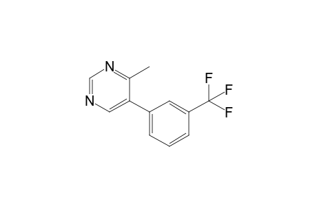 4-Methyl-5-[3-(trifluoromethyl)phenyl]pyrimidine