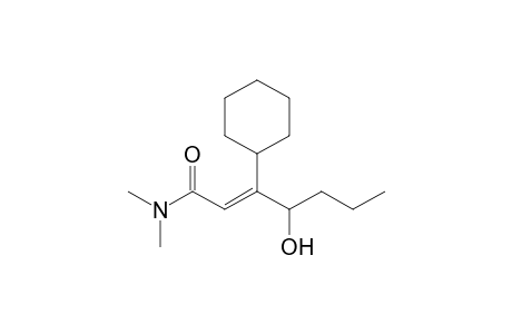 (E)-3-cyclohexyl-4-hydroxy-N,N-dimethyl-2-heptenamide