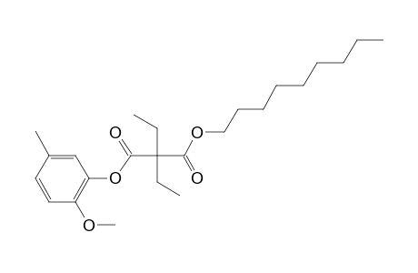 Diethylmalonic acid, 5-methyl-2-methoxyphenyl nonyl ester