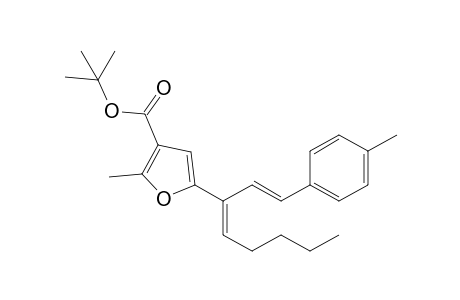 tert-Butyl 2-methyl-5-((1E,3E)-1-p-tolylocta-1,3-dien-3-yl)furan-3-carboxylate