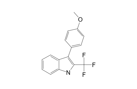 2-(TRIFLUOROMETHYL)-3-(4-METHOXYPHENYL)-INDOLE
