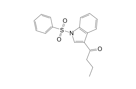 1H-Indole, 3-(1-oxobutyl)-1-(phenylsulfonyl)-