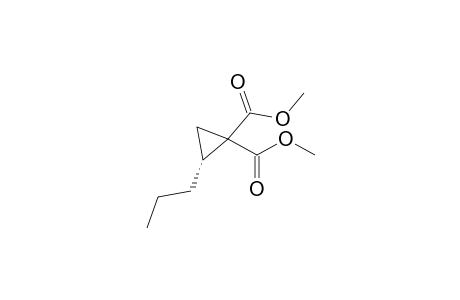(R)-Dimethyl 2-propylcyclopropane-1,1-dicarboxylate