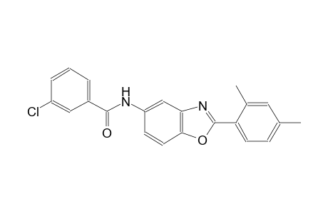benzamide, 3-chloro-N-[2-(2,4-dimethylphenyl)-5-benzoxazolyl]-