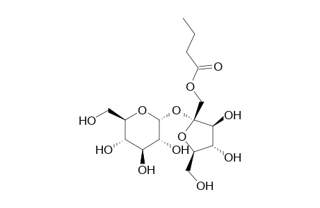 .alpha.-D-Glucopyranoside, 1-O-(1-oxobutyl)-.beta.-D-fructofuranosyl