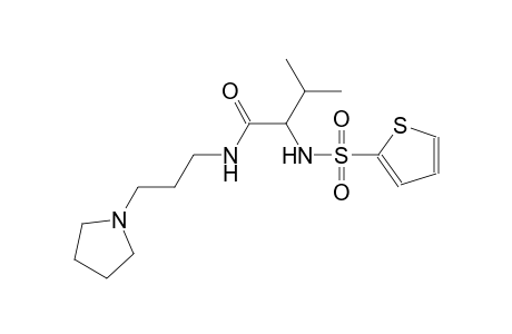 3-methyl-N-[3-(1-pyrrolidinyl)propyl]-2-[(2-thienylsulfonyl)amino]butanamide