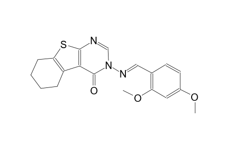 benzo[4,5]thieno[2,3-d]pyrimidin-4(3H)-one, 3-[[(E)-(2,4-dimethoxyphenyl)methylidene]amino]-5,6,7,8-tetrahydro-