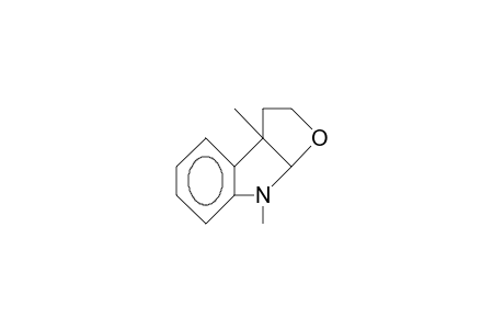 3a,8-Dimethyl-3,3a,8,8a-tetrahydro-2H-furo(2,3-B)indole