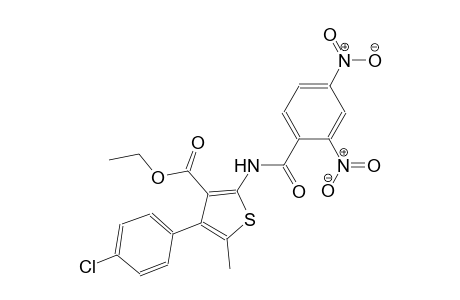 ethyl 4-(4-chlorophenyl)-2-[(2,4-dinitrobenzoyl)amino]-5-methyl-3-thiophenecarboxylate